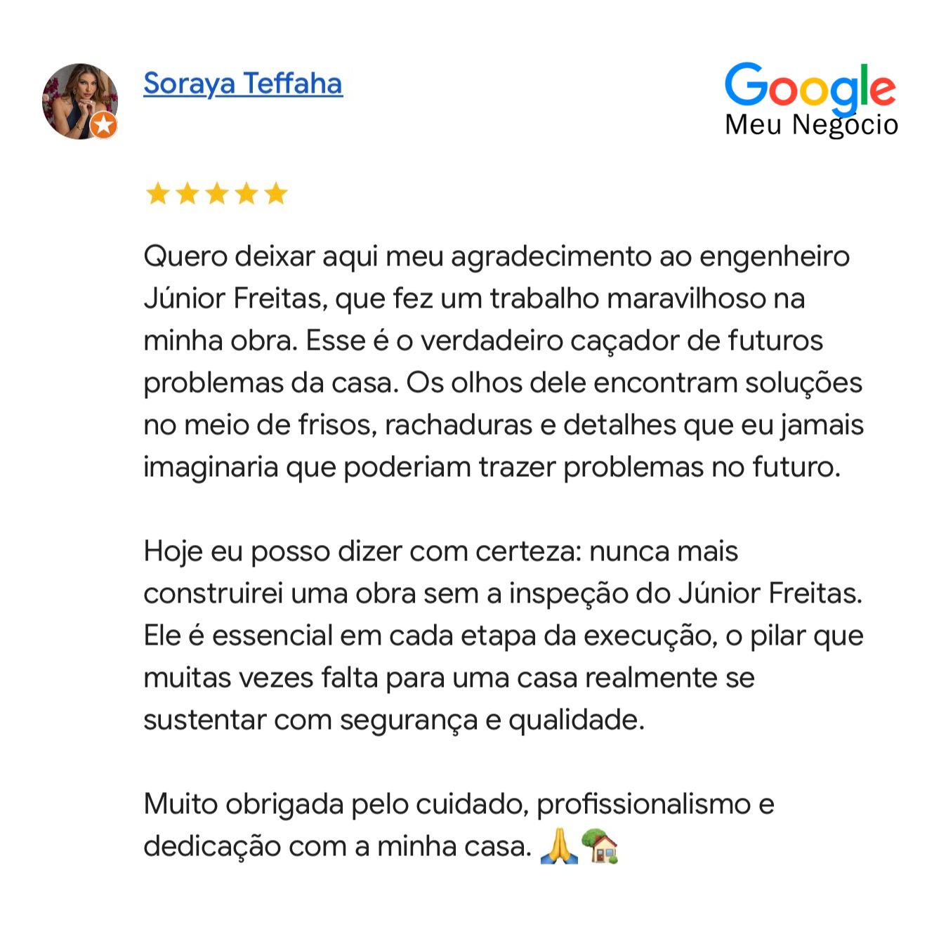 Depoimento de cliente JRF 30