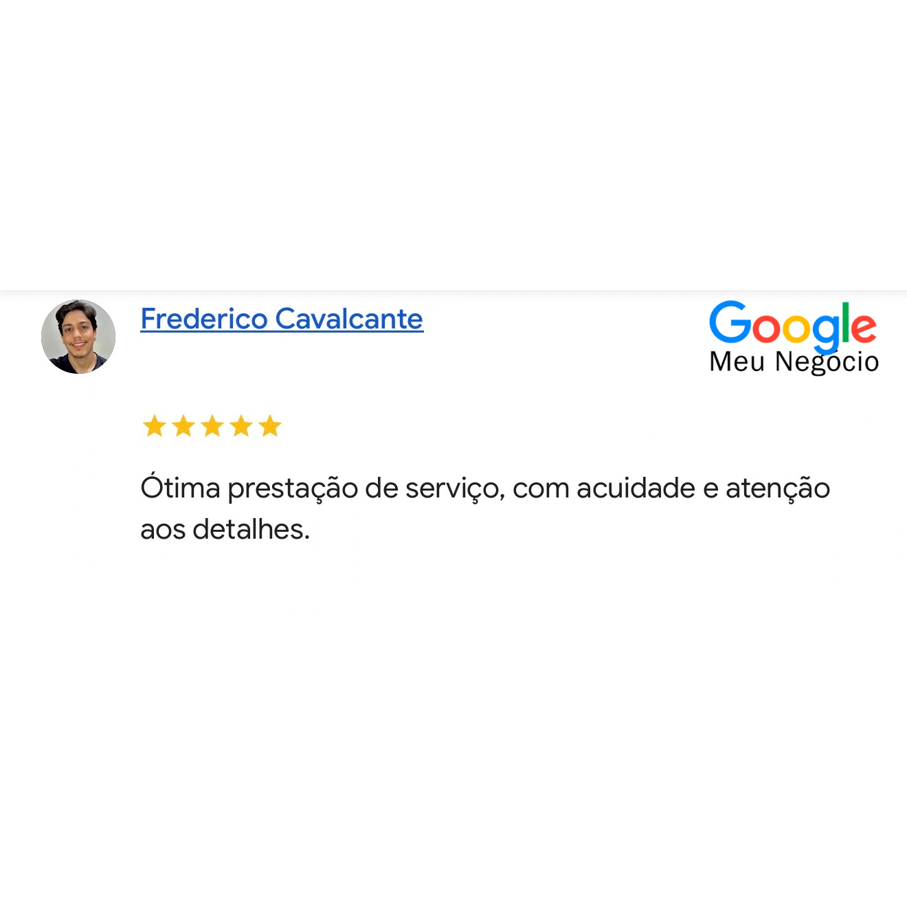 Depoimento de cliente JRF 27
