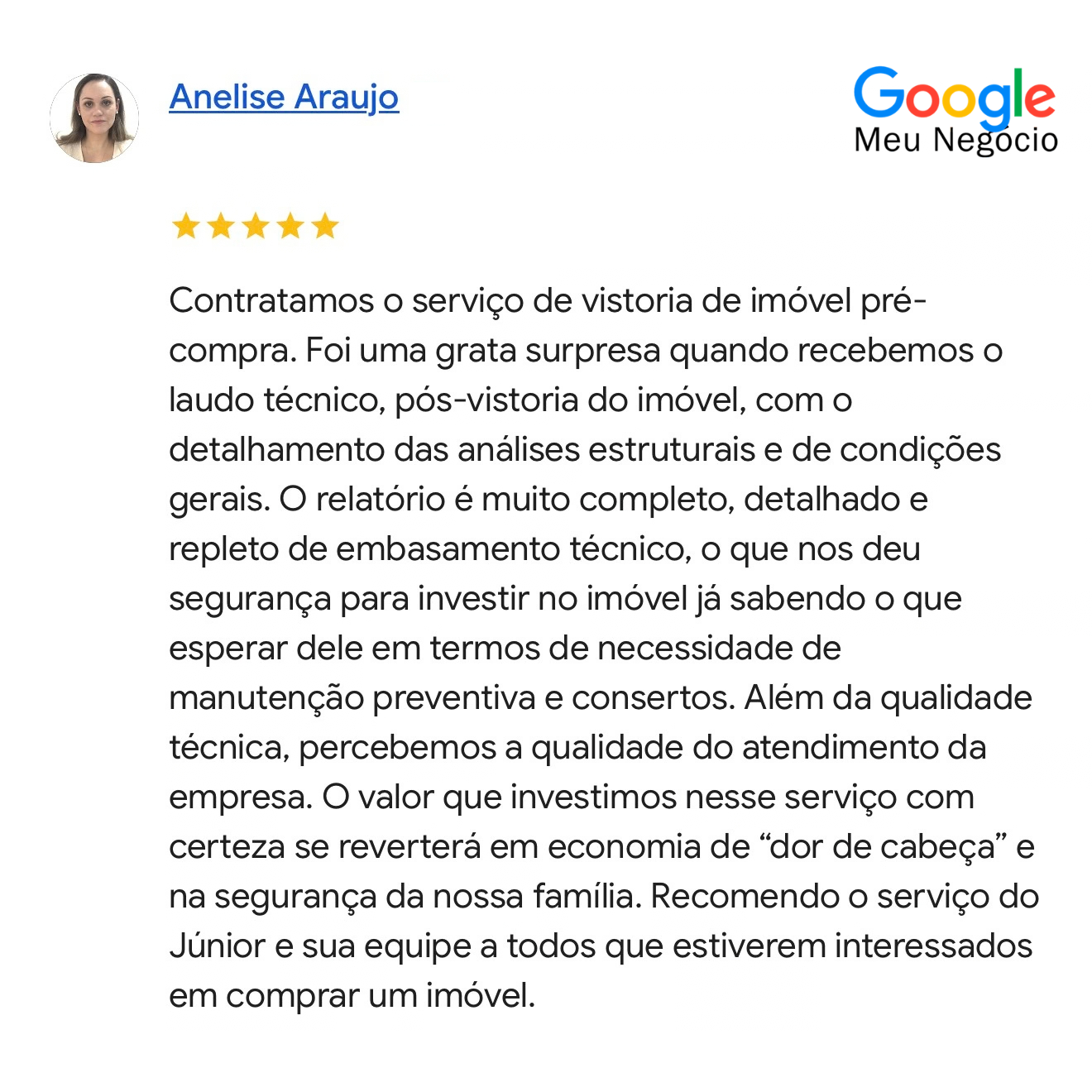 Depoimento de cliente JRF 24