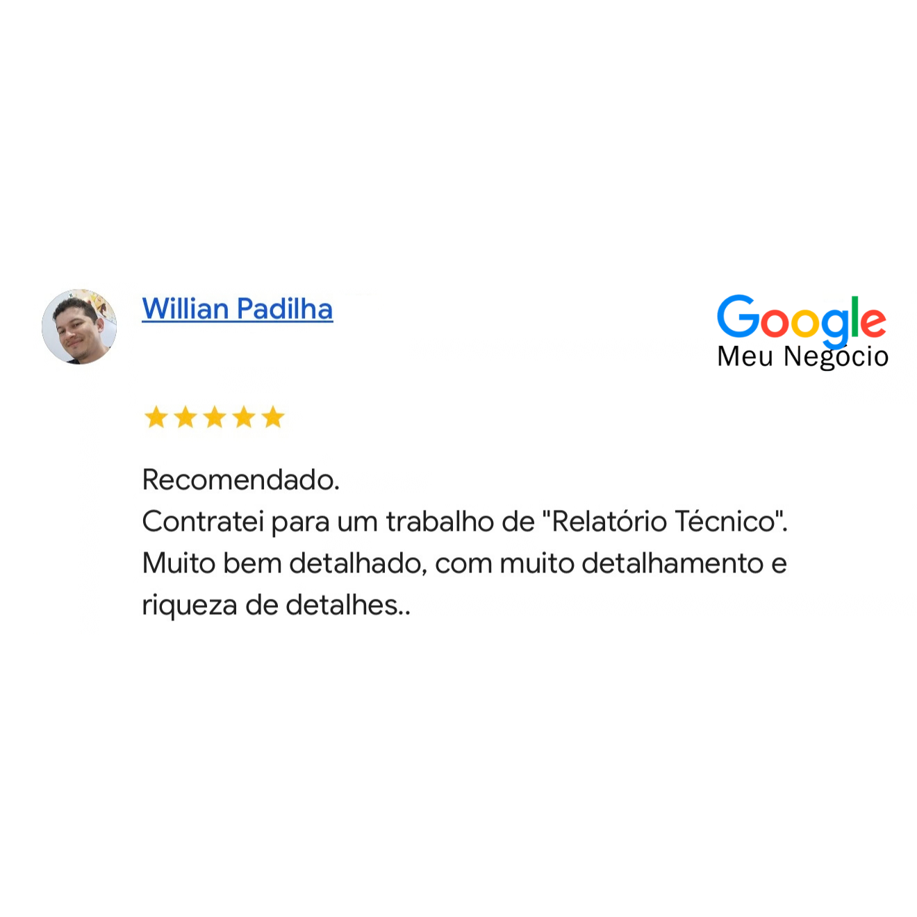 Depoimento de cliente JRF 11
