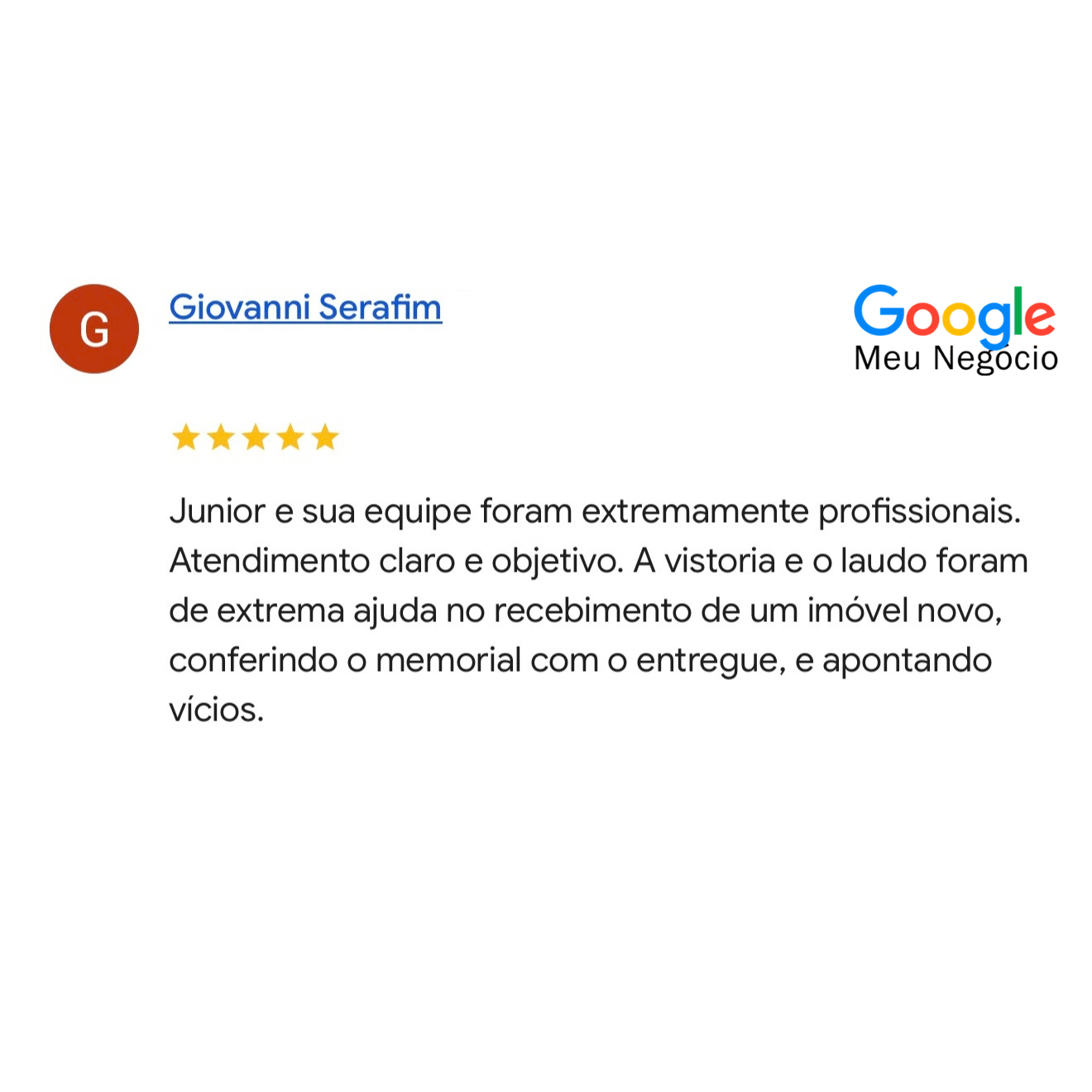 Depoimento de cliente JRF 09