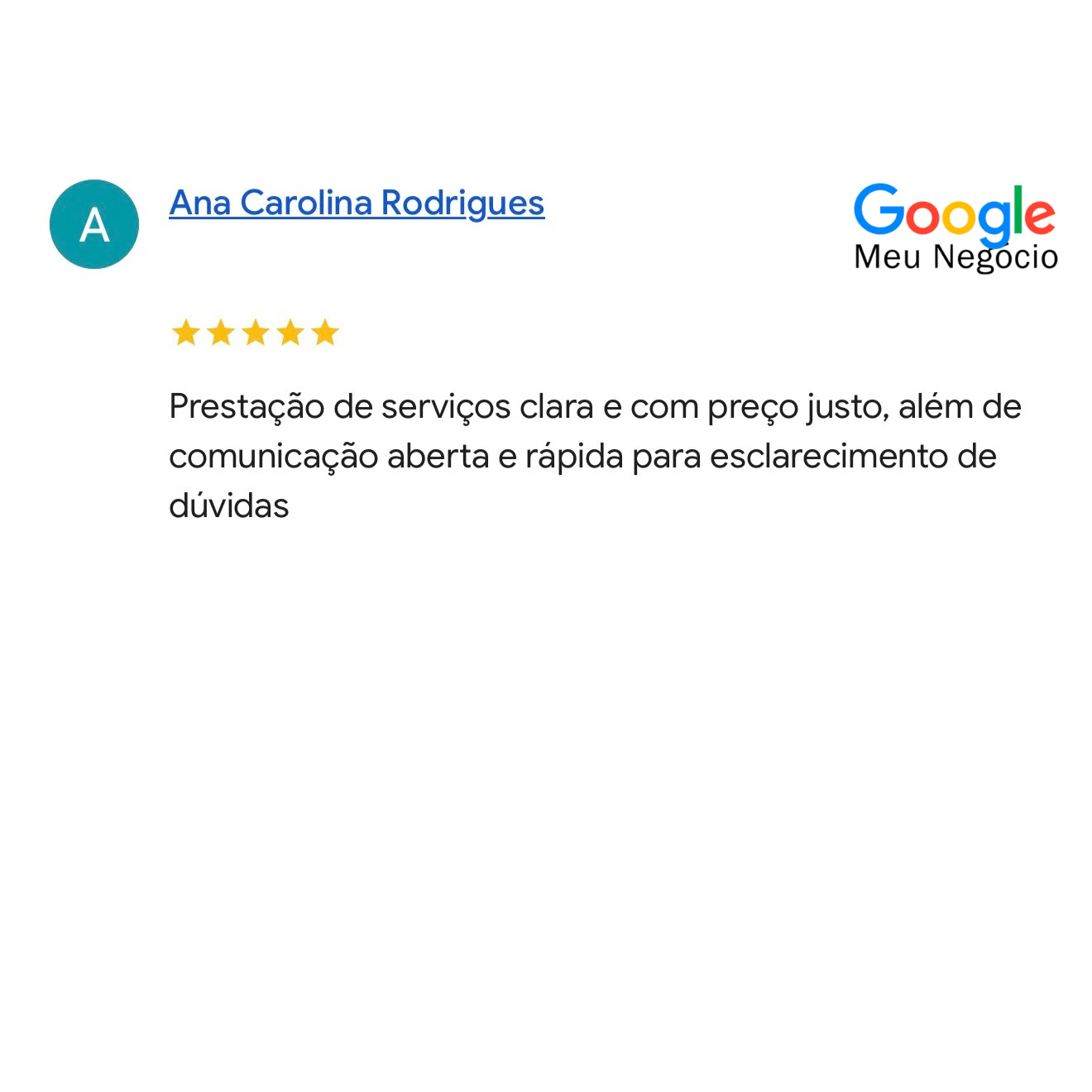 Depoimento de cliente JRF 05
